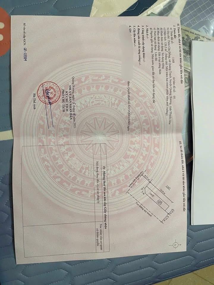 Đất nền 2 mặt tiền tại thôn Cầu Đồng 120,5m² giá chỉ 1 tỷ - Cơ hội đầu tư hiếm có!