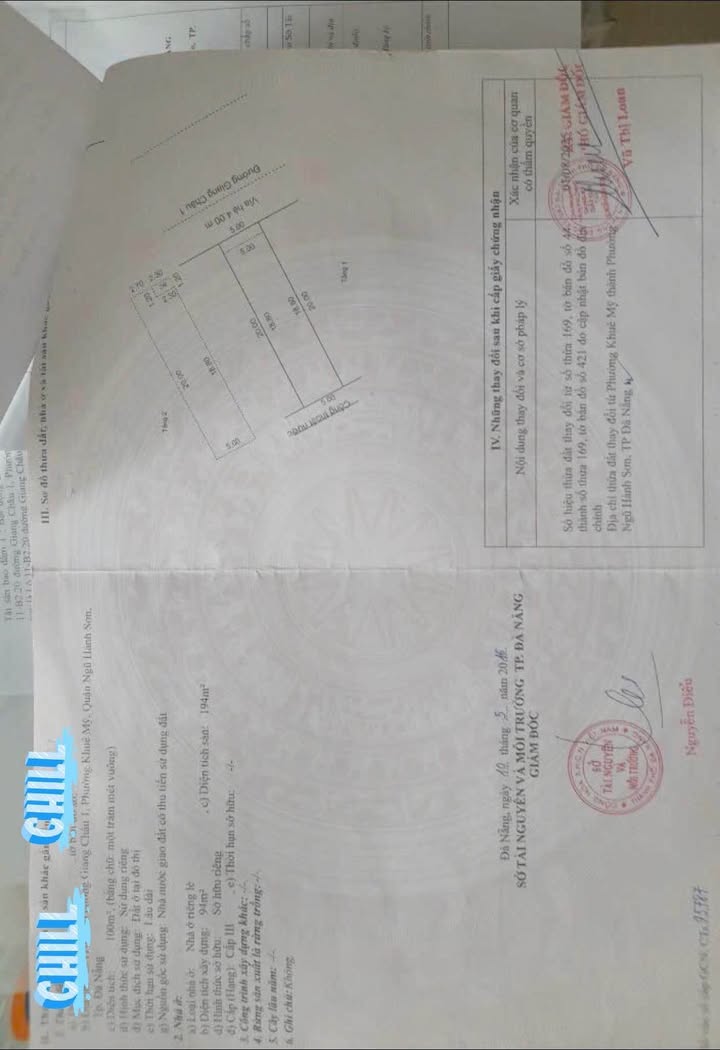 Nhà 2 tầng mặt tiền đường Giang Châu 1, 100m² giá 11 tỷ - Sổ hồng chính chủ!