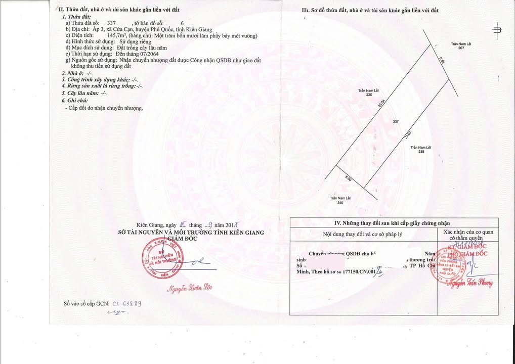 Đất nền Dương Đông, Phú Quốc 145m² giá 1.05 tỷ - Cơ hội đầu tư hấp dẫn!