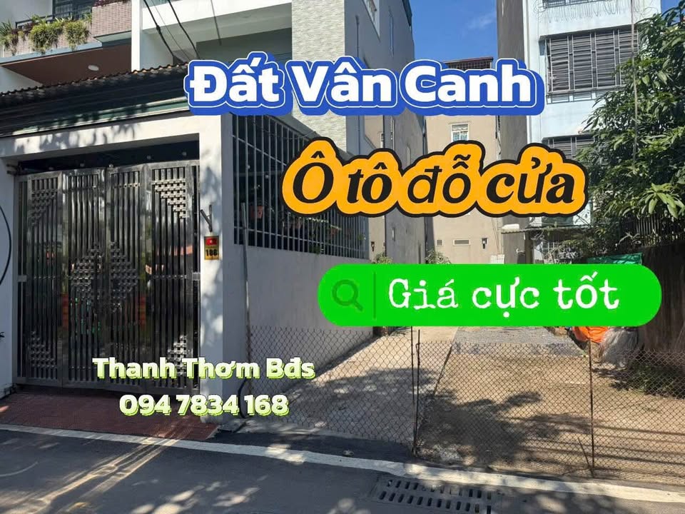 Lô đất 36m² tại Vân Canh, Hoài Đức - Giá chỉ 5 tỷ, Ô tô đỗ cửa!