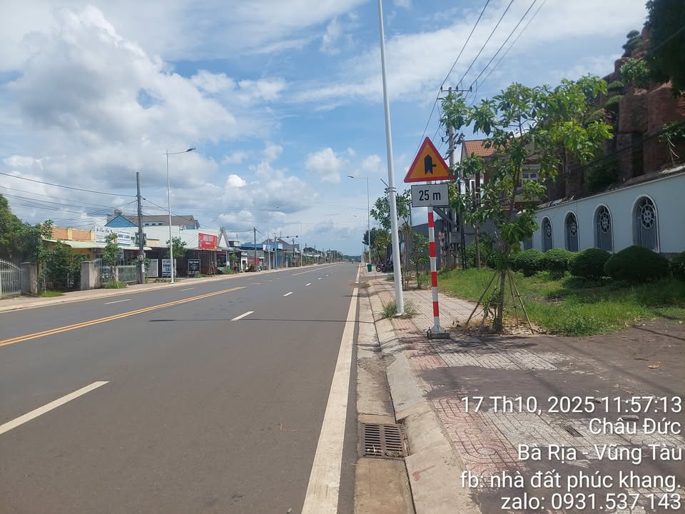 Đất nền Châu Đức, Bà Rịa - Vũng Tàu 238m² giá 3.5 tỷ - Khu vực đông dân cư, thuận lợi kinh doanh!