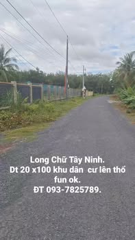 Đất Long Chữ Bến Cầu 2000m² giá 1.5 tỷ - Cơ hội đầu tư hiếm có!
