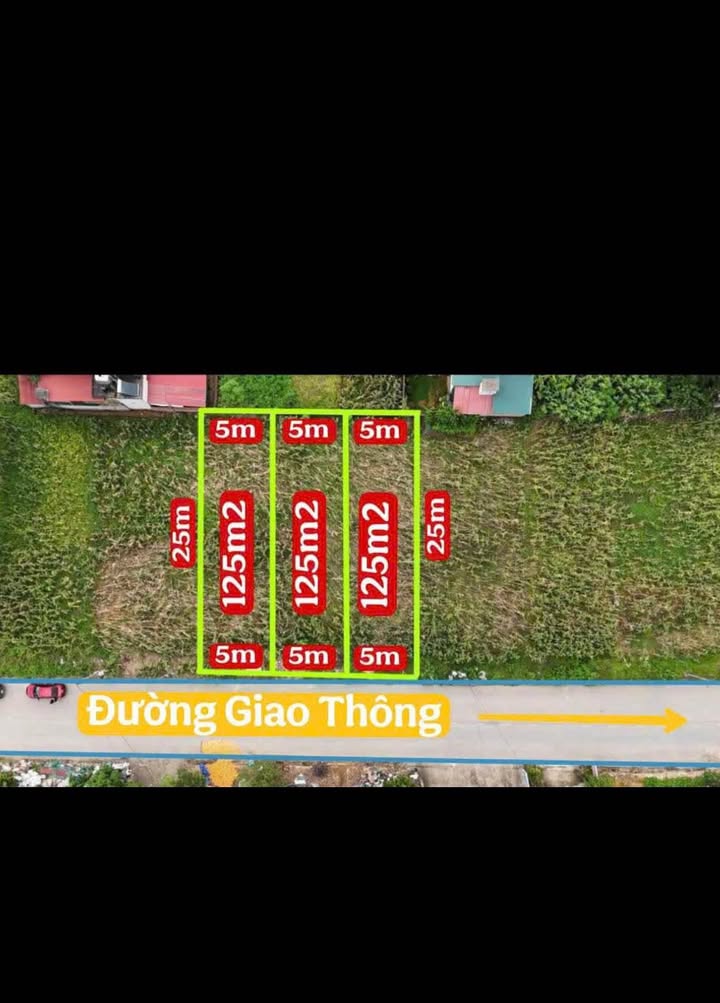 Đất Tân Phú - Tân Sơn 125m² giá 1 tỷ - Sổ đỏ riêng từng ô