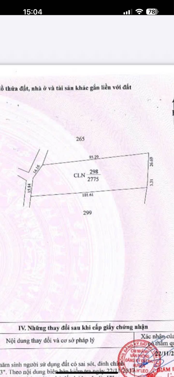 Đất đỏ pha 2,8 sào tại Ea H'leo, Đắk Lắk - Giá chỉ 750 triệu