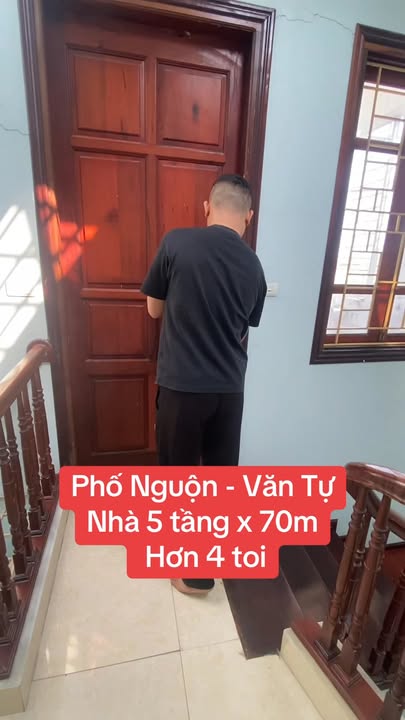 Nhà 5 tầng Phố Nguộn, Văn Tự, Thường Tín 70m² giá 4 tỷ - Full nội thất gỗ tự nhiên!