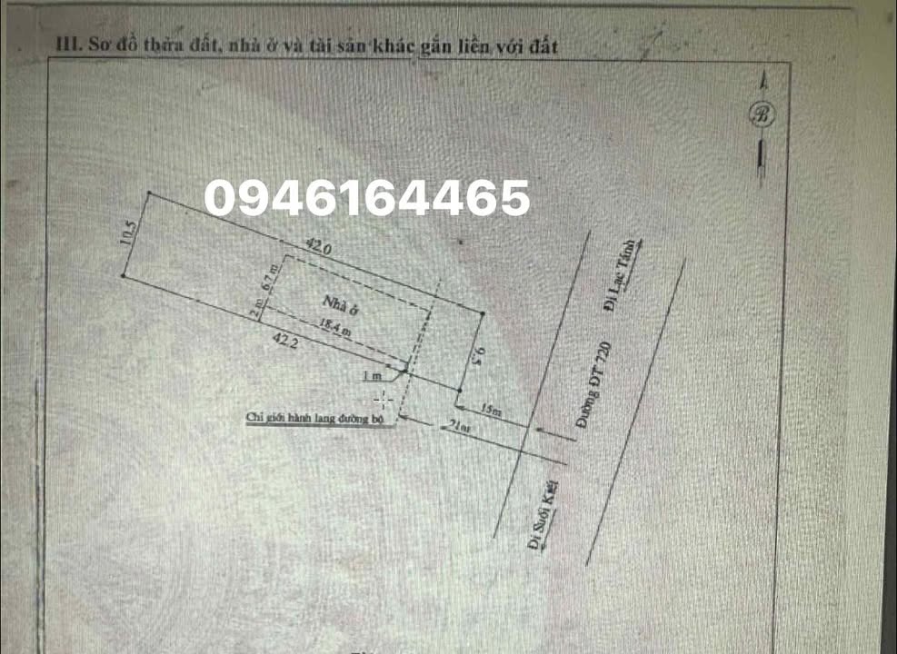 Đất mặt tiền đường ĐT 720 Tánh Linh 503m² giá 110 triệu - Pháp lý rõ ràng!