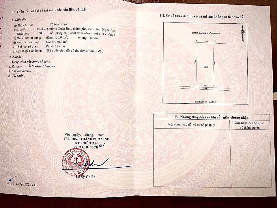 Mặt tiền kinh doanh tại Quán Bàu, Vinh 150m² giá 12 tỷ - Vị trí sầm uất, thuận lợi cho mọi loại hình kinh doanh!