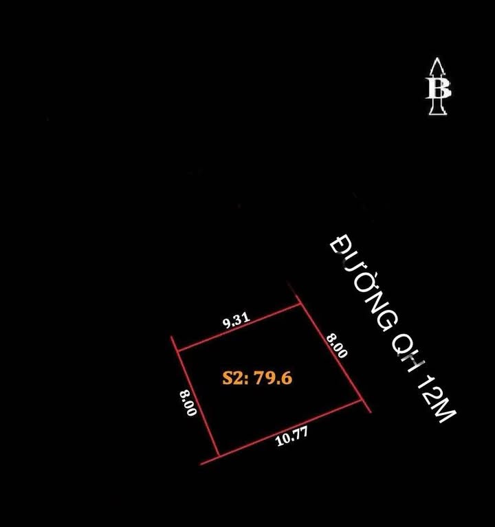 Đất nền Nghi Đức, Vinh 79.6m² giá 3 tỷ - Cơ hội sở hữu lô duy nhất!