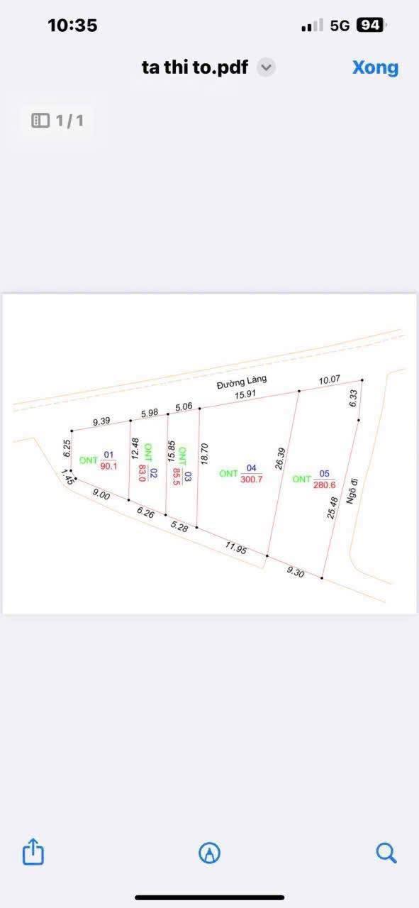 Đất phân lô xã Quảng Bị, Chương Mỹ 86m² - Vị trí kinh doanh sầm uất!