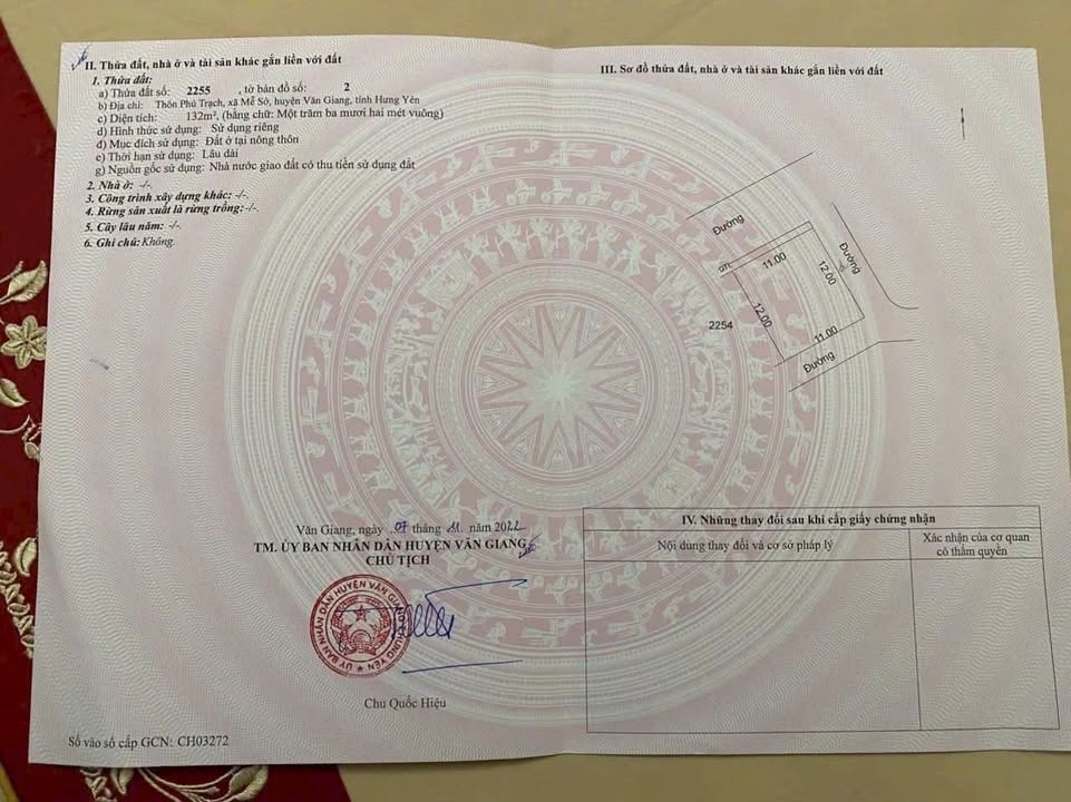 Đất nền 132m² Mễ Sở - Văn Giang - Hưng Yên giá thỏa thuận - Đường rộng ô tô tránh nhau!