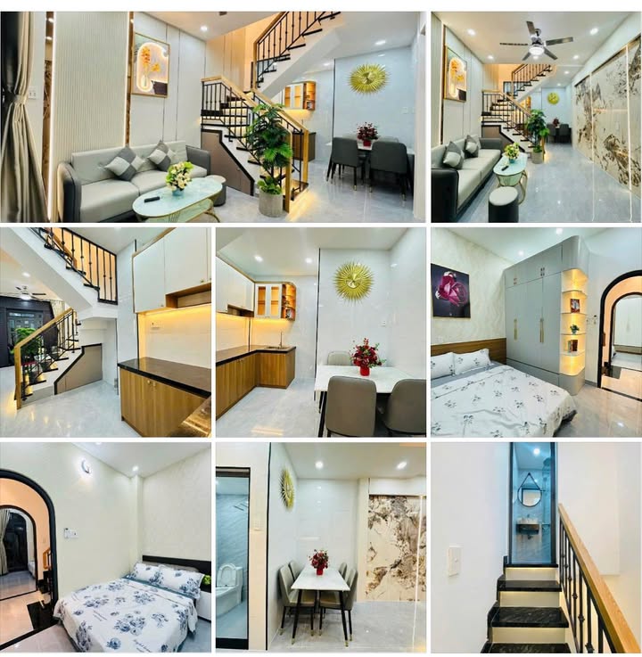 Nhà nguyên căn cho thuê tại Gò Vấp 36m² giá 9 triệu - Nhà mới, full nội thất!