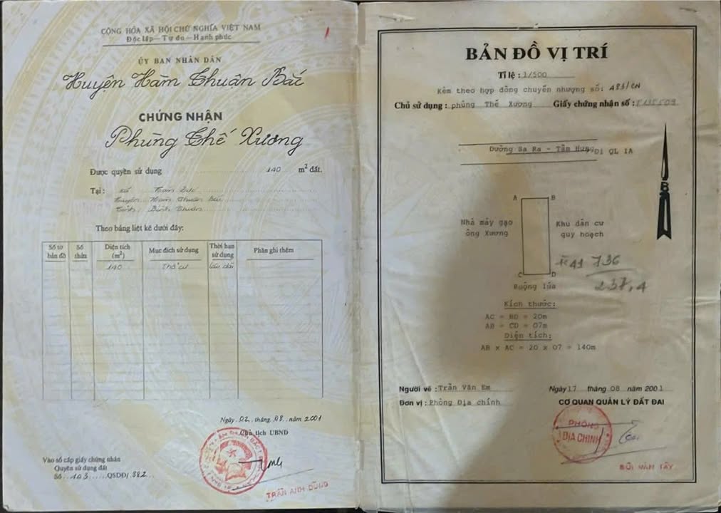 Đất thổ cư mặt tiền Nguyễn Thị Minh Khai 240m² giá 1.1 tỷ - Đầu tư kinh doanh lý tưởng!