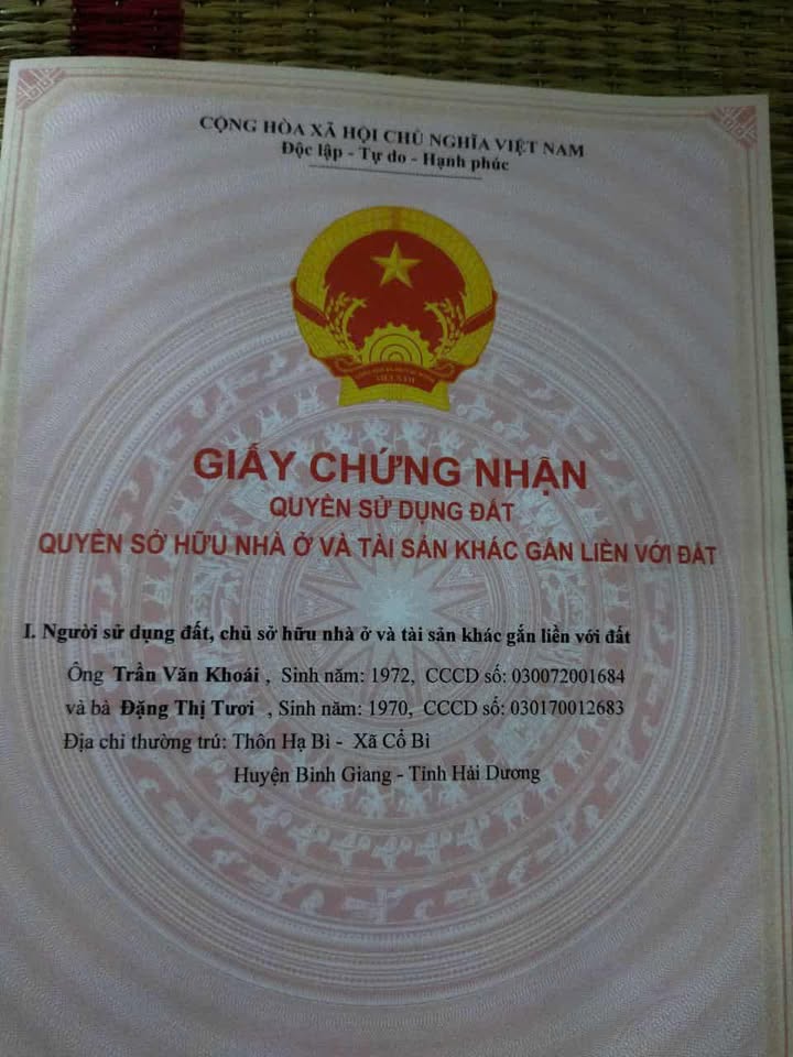 Đất xây dựng chính chủ 120m² tại thôn Hoành Bồ, Thanh Miện - Giá tốt, không qua môi giới!