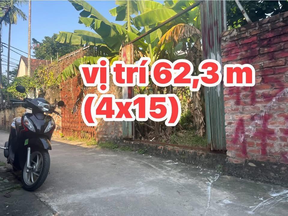 Đất nền Tân Lập, Đan Phượng 62m² giá 70 triệu - Đường ô tô vào tận nơi!