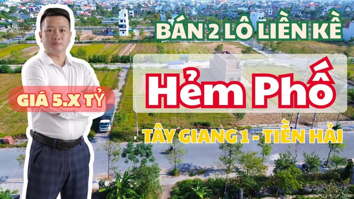 Đất nền Tiền Hải 230m² giá 5 tỷ - Vị trí đẹp, pháp lý rõ ràng!