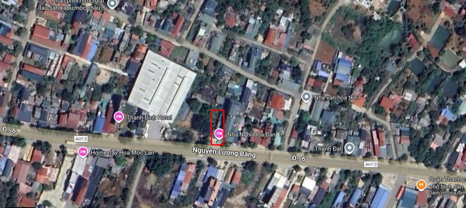 Bán lô đất mặt tiền Quốc lộ 6 Mộc Châu 188m² - Đầu tư sinh lời ngay!