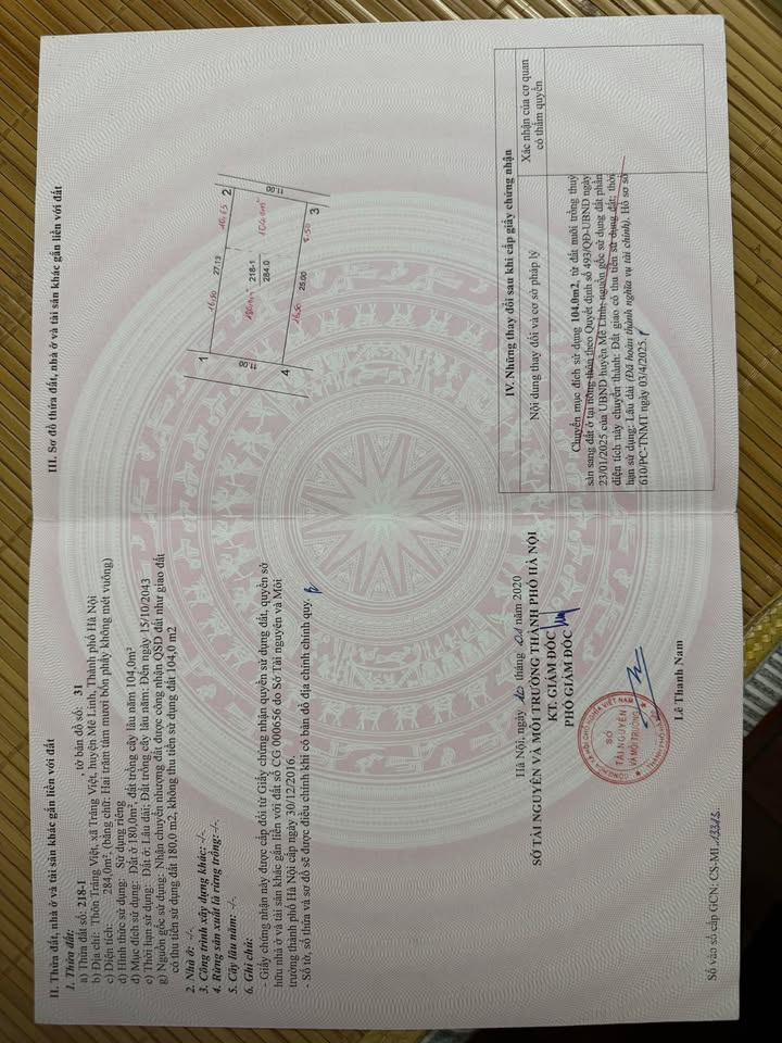 Đất thổ cư Tráng Việt, Mê Linh 284m² chỉ 5X triệu/m² - Cơ hội đầu tư không thể bỏ lỡ!