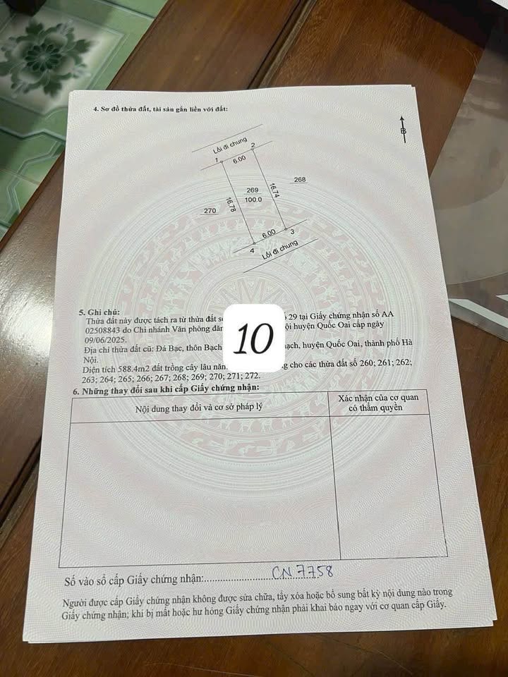 Đất thổ cư 100m² tại thôn Bạch Thạch - Giá thỏa thuận, cơ hội đầu tư hấp dẫn!