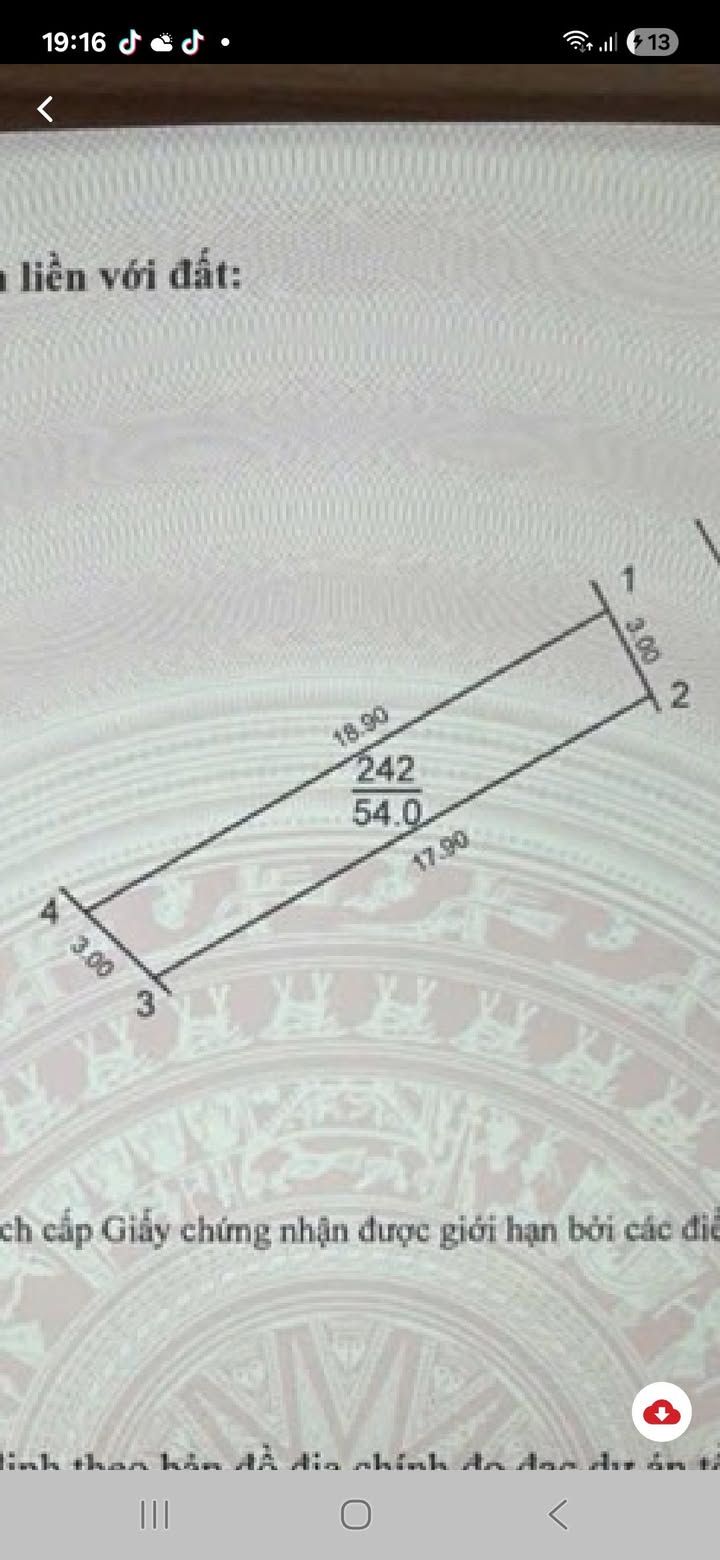 Đất Kim Chung Đông Anh 54m² giá 4 tỷ - Ô tô vào tận nơi!