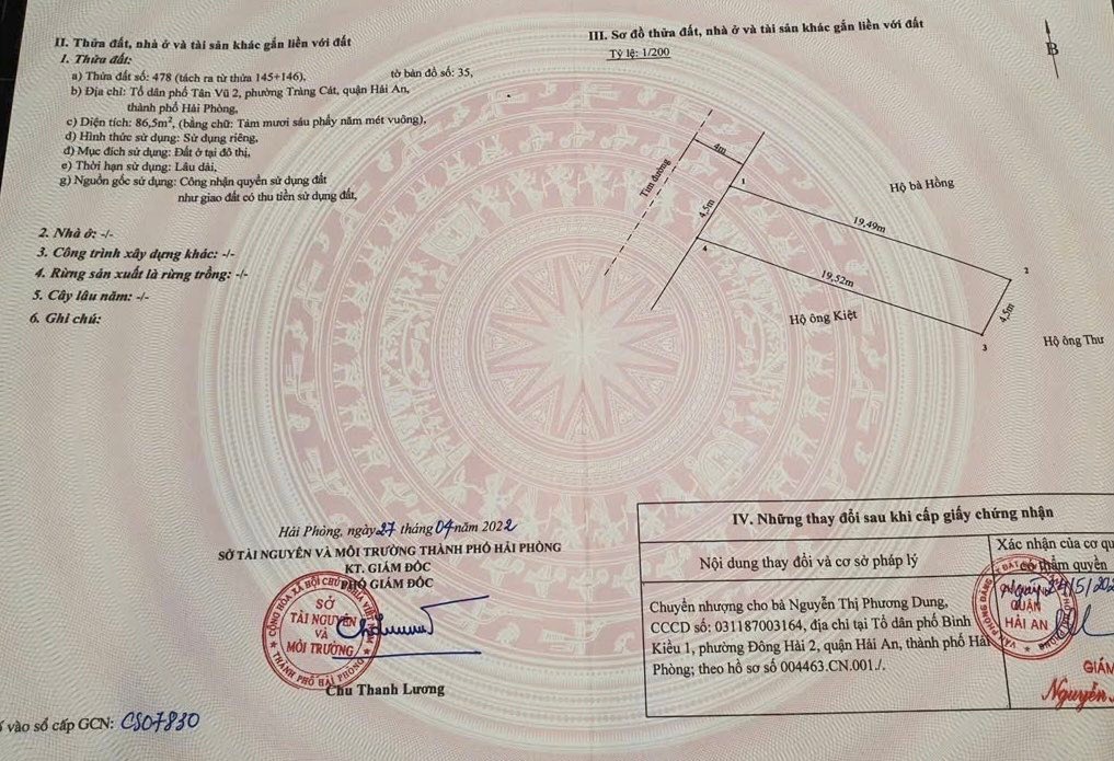 Đất nền mặt đường Tân Vũ 2, Tràng Cát 86.5m² giá 2.85 tỷ - Tiềm năng đầu tư lớn!