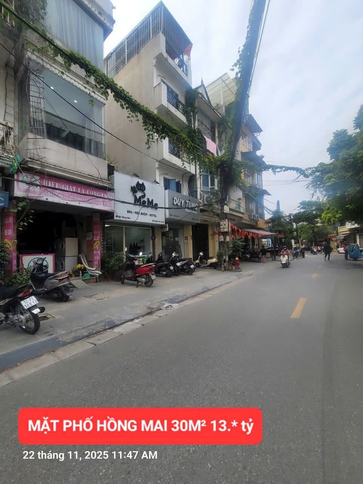 Nhà mặt phố Hồng Mai, Hai Bà Trưng 30m² giá 13.5 tỷ - Đầu tư sinh lời cao!
