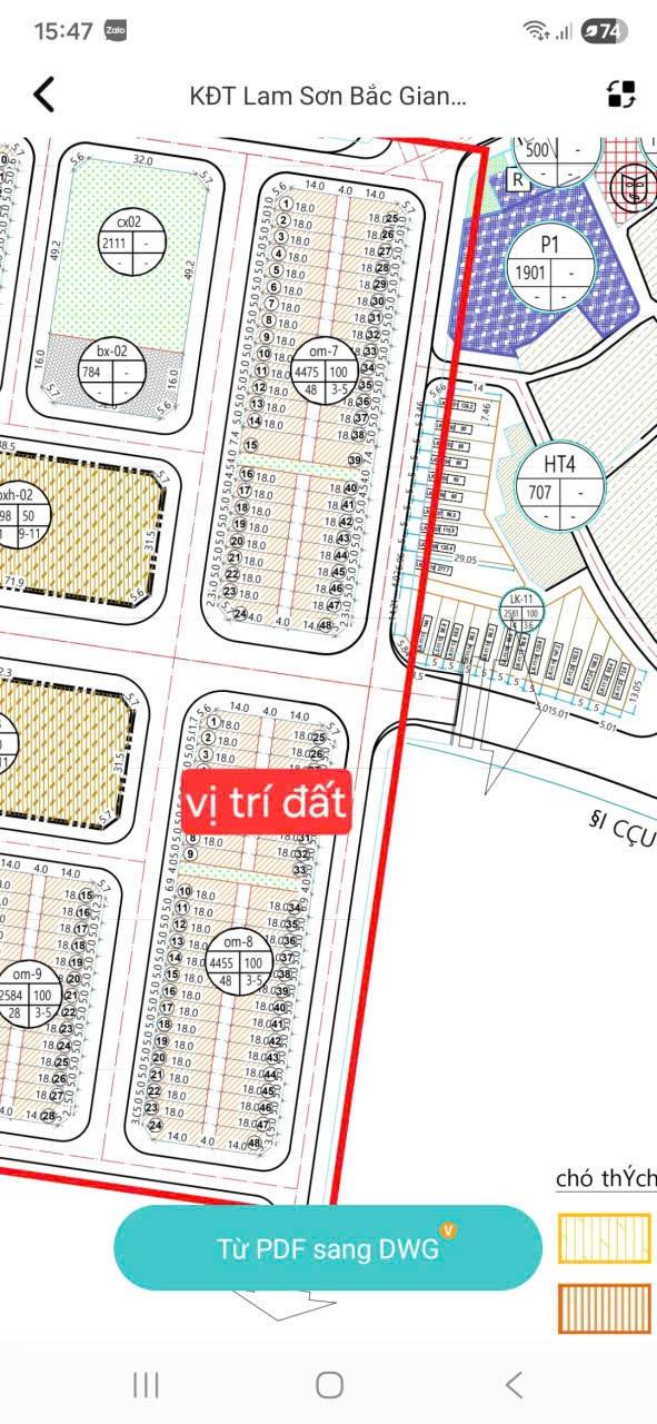 Đất KĐT Lam Sơn Bắc Giang 90m² giá 3 tỷ - Tiềm năng tăng giá lớn!