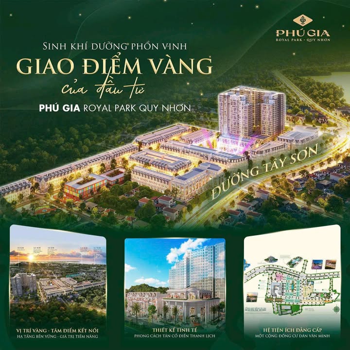 Shophouse Phú Gia Royal Park Quy Nhơn 80m² giá 1.26 tỷ - Cơ hội vàng đầu tư!