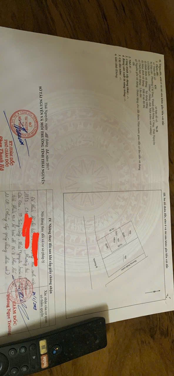 Đất thổ cư 250m² Cải Đan Sông Công giá 1.4 tỷ - Chính chủ bán gấp!