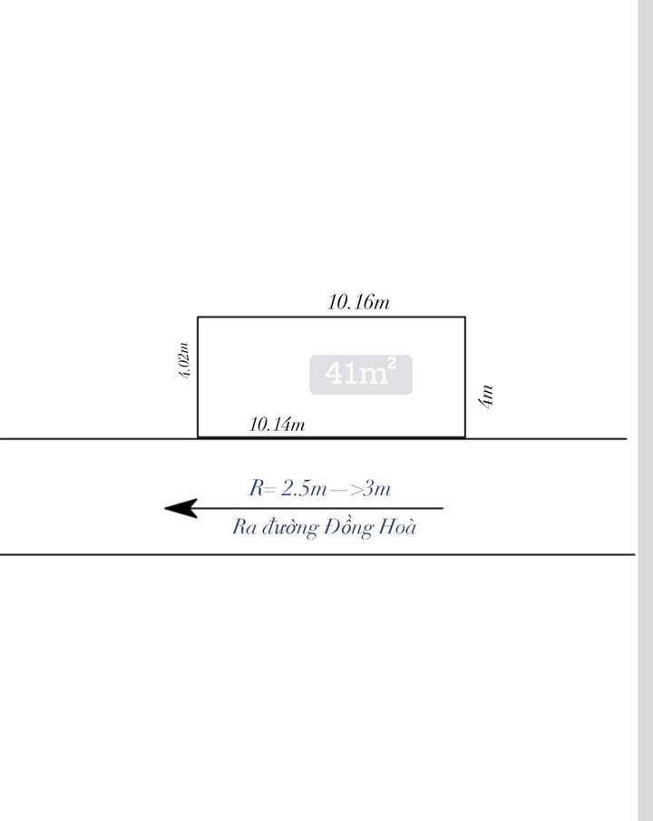 Đất nền Đồng Hoà, Kiến An, Hải Phòng 41m² giá 1.85 tỷ - Mặt tiền thoáng rộng, ô tô đỗ cửa!