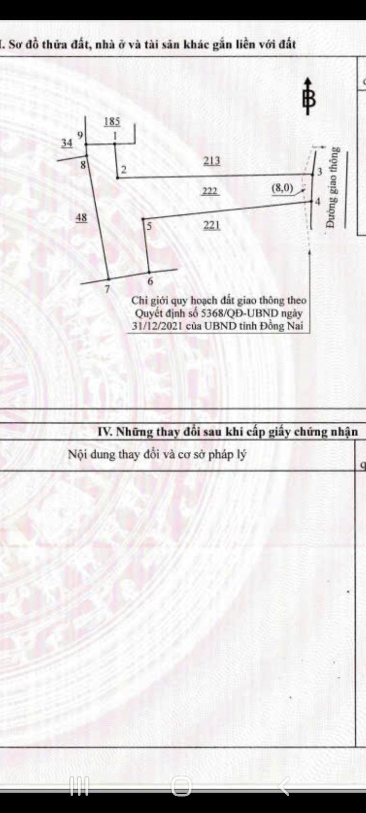 Đất thổ cư trung tâm Vĩnh An 354m² giá 1.8 tỷ - Phù hợp đầu tư kinh doanh!