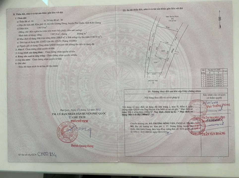 Đất nền 3 mặt tiền 1.300m² tại Dương Đông, Phú Quốc - Cơ hội đầu tư hiếm có!