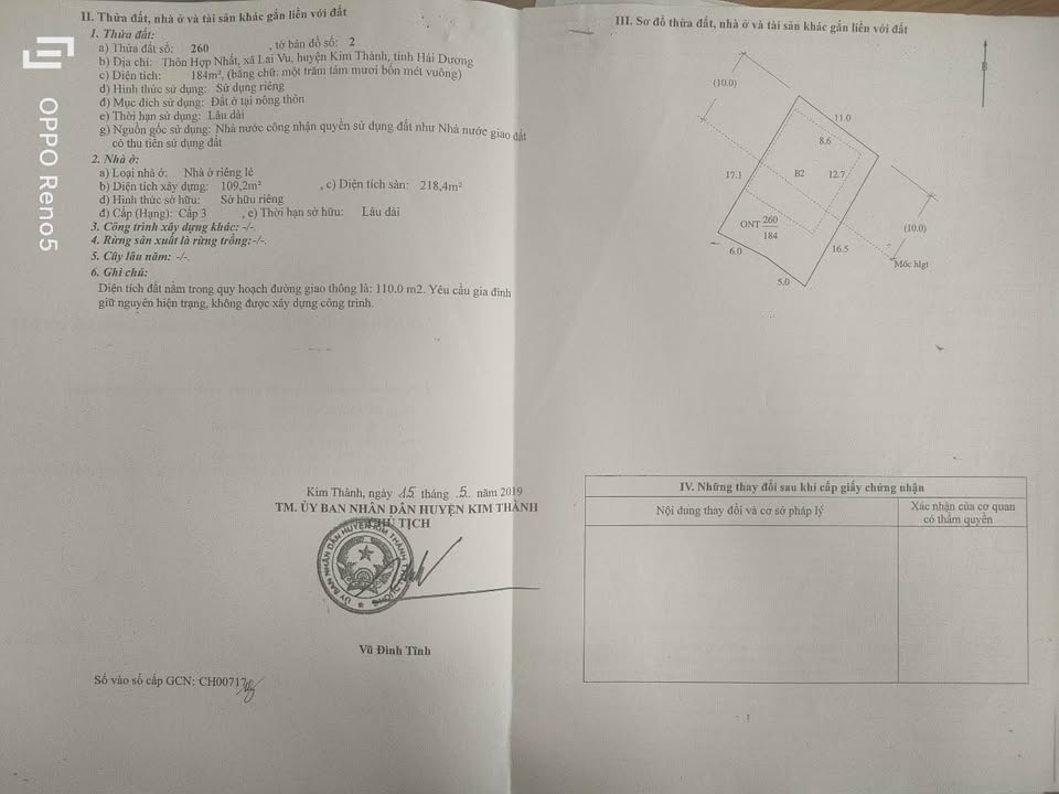 Đất thổ cư Kim Thành 180m² giá 7 tỷ - Kinh doanh sầm uất ngay chợ