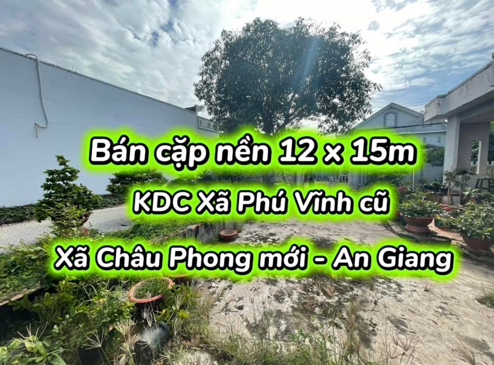 Đất nền mặt tiền khu dân cư Châu Phong 180m² giá 1 tỷ - Sổ hồng chính chủ, thương lượng tốt!