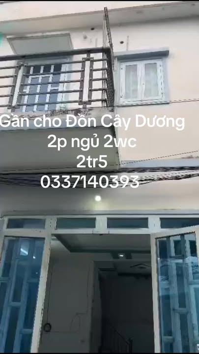 Nhà phố cho thuê gần chợ Đồn Cây Dương, Đức Hòa Hạ, 32m² - Giá chỉ 2.5 triệu/tháng!