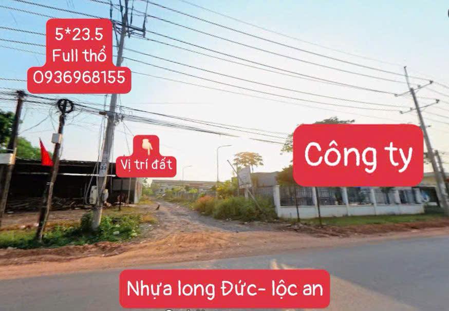 Đất nền Lộc An 117m² giá chỉ 18 triệu/m² - Đầu tư sinh lời ngay!