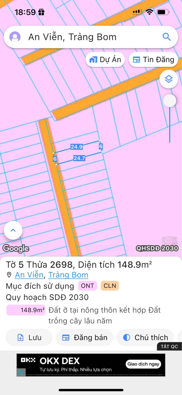 Đất nền Biên Hòa 150m² giá 1.9 tỷ - Sổ riêng thổ cư dễ dàng xây nhà trọ!