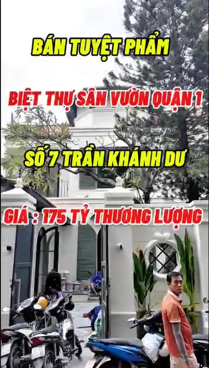 Biệt thự sân vườn Trần Khánh Dư, Quận 1, 367m² giá 175 tỷ - Thiết kế sang trọng, vị trí đắc địa!