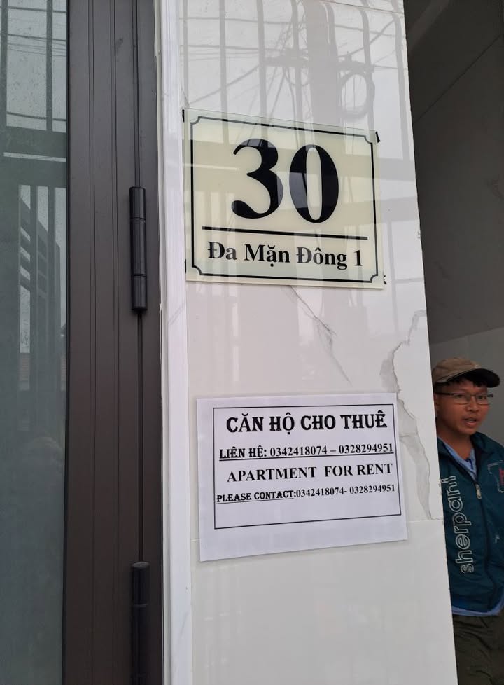 Căn hộ cho thuê tại số 30 Đường Đa Mặn Đông 1, Khuê Mỹ, Ngũ Hành Sơn - Giá chỉ từ 3.5 triệu!