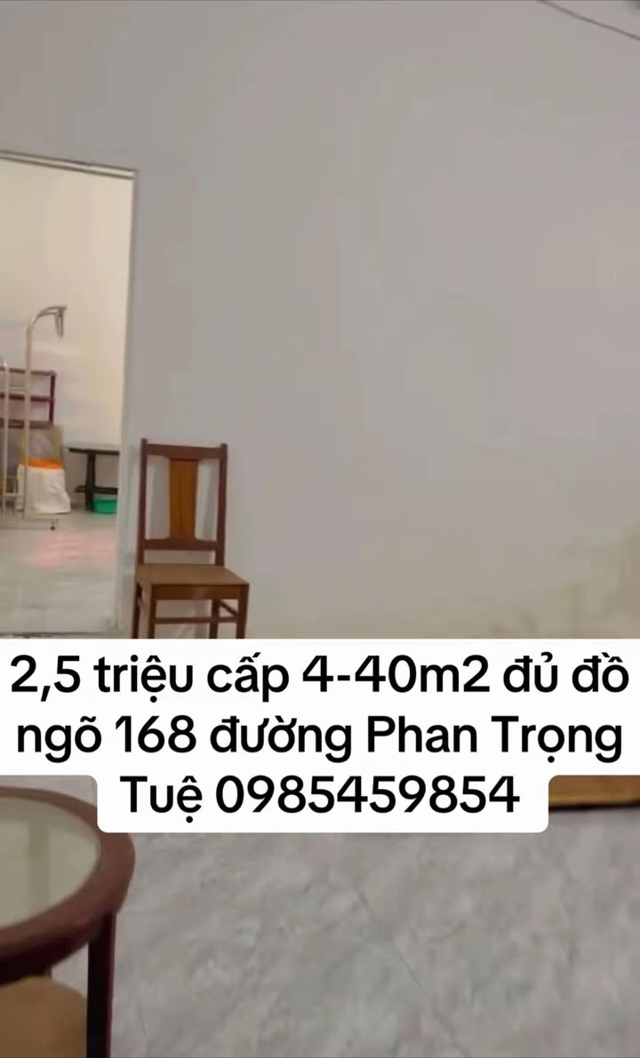 Nhà cấp 4 cho thuê tại ngõ 168 Phan Trọng Tuệ 40m² giá 2,5 triệu - Sẵn sàng vào ở!