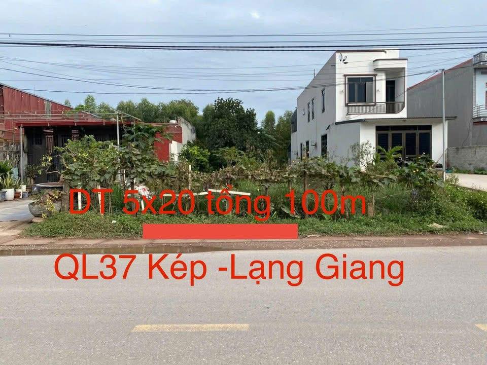 Lô đất đấu giá 100m² tại Kép, Lạng Giang chỉ 1.6 tỷ - Cơ hội đầu tư hấp dẫn!