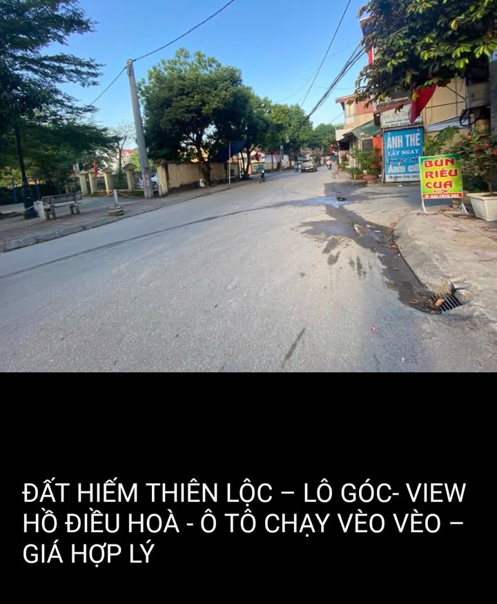 Đất lô góc Kim Chung 47m² giá thỏa thuận - View hồ điều hòa thoáng mát!