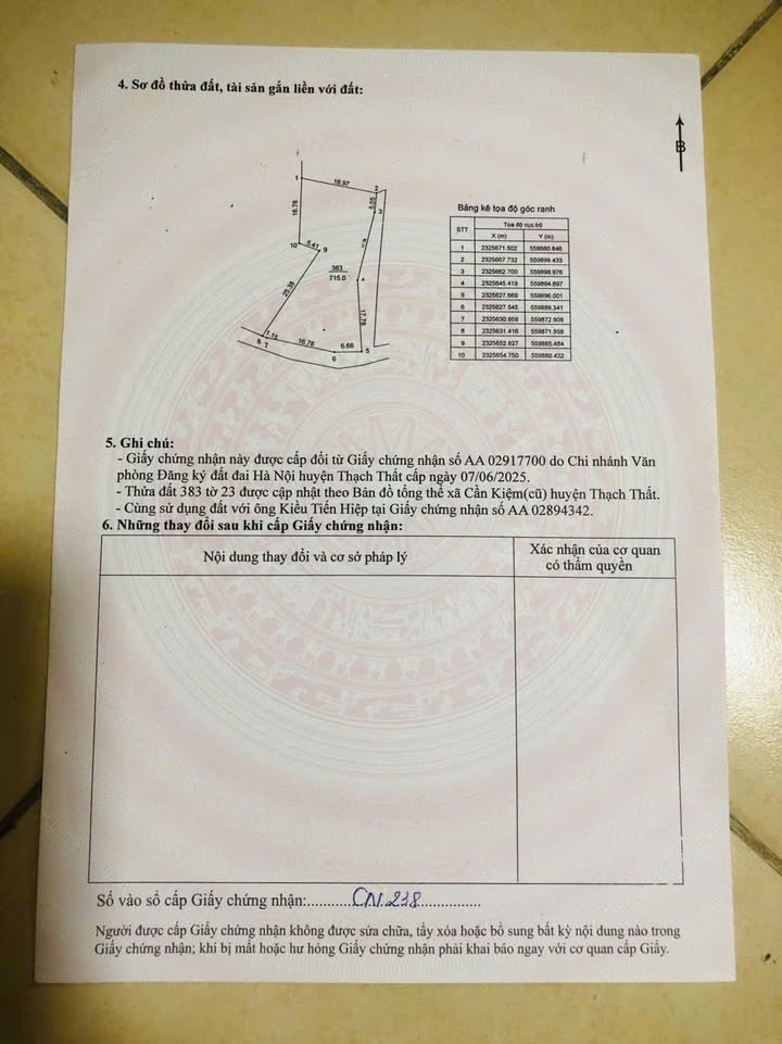 Đất nền Cần Kiệm 1435m² giá thỏa thuận - Mặt tiền 36m, lô góc đẹp!