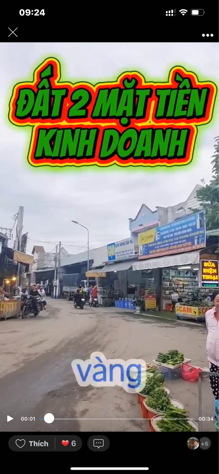 Đất 2 mặt tiền kinh doanh An Phú, Bình Dương 72m² giá 2.75 tỷ - Cơ hội đầu tư tuyệt vời!