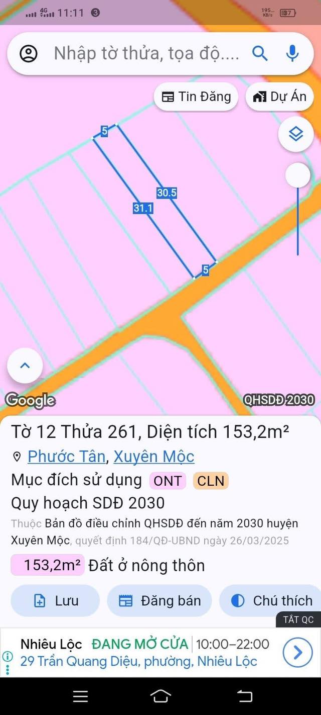 Đất nền Phước Tân 150m² giá 800 triệu - Cơ hội đầu tư tuyệt vời!