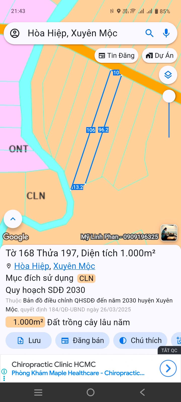 Đất nền Hòa Hiệp Xuyên Mộc 3600m² giá 950 triệu - Sổ hồng riêng, thương lượng nhẹ!