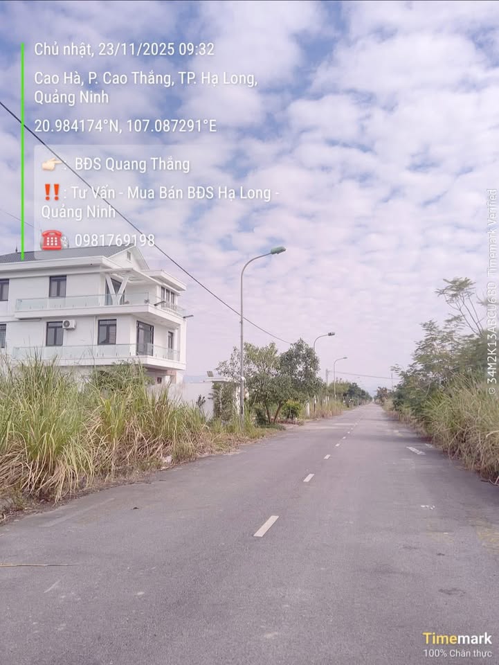Đất nền Cao Xanh Hạ Long 99m² giá 4 tỷ - Mặt tiền 6m hướng biển