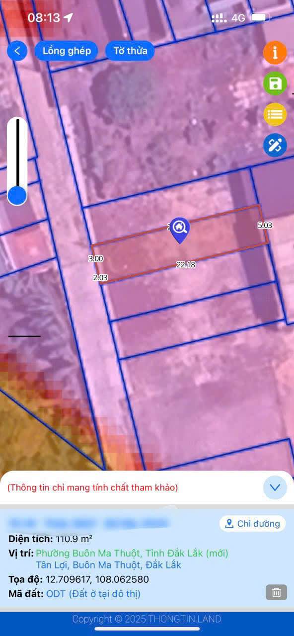 Lô đất đường Trịnh Tố Lâm - 110m² giá 3.68 tỷ - Mặt tiền rộng thuận lợi!