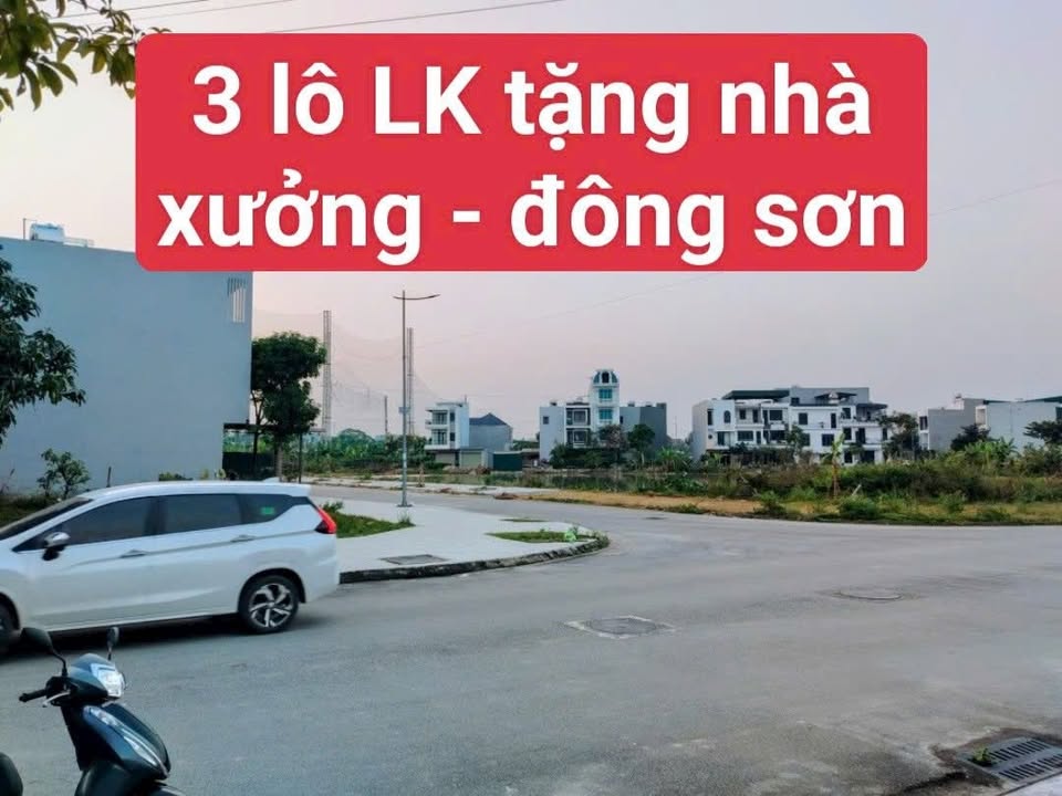 Đất nền 3 lô liền kề Đông Sơn, Thanh Hóa 375m² giá chỉ 3.3 tỷ - Cơ hội đầu tư tuyệt vời!