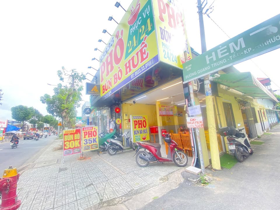 Sang quán phở, bún bò - Đường Quang Trung, Gò Vấp - Giá sang 195 triệu!