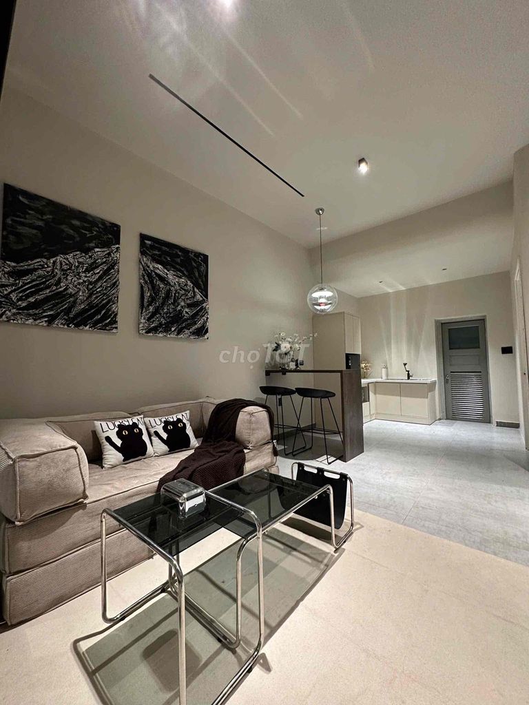 Căn hộ 1 phòng ngủ Nguyễn Cửu Vân 55m² giá 10 triệu - Full nội thất cao cấp!
